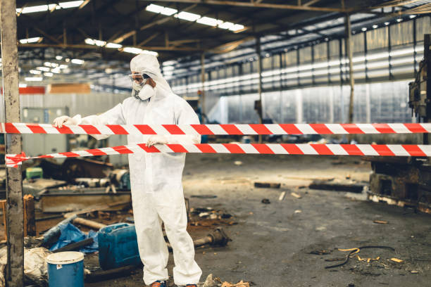 Professional Trauma Scene Cleanup technician working in Huron, SD